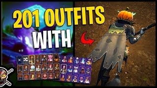 Mouldering Cloak Back Bling on 201 Outfits  Hollowhead  Fortnite Cosmetics [upl. by Leiria]