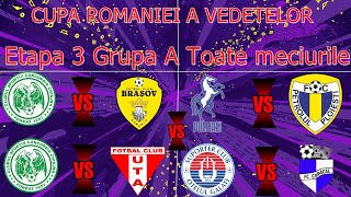 ETAPA 3 GRUPA A  2 DERBYURI SI MULTE GOLURI IN CUPA ROMANIEI A VEDETELOR  DUELUL ANTRENORILOR [upl. by Floss]