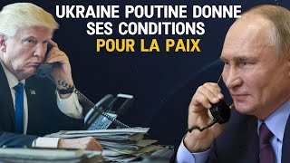 UKRAINE POUTINE DONNE SES CONDITIONS POUR LA PAIX [upl. by Atorod560]