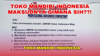 TOKO MANDIRI INDONESIA maksudnya gimana sih konsultanminimarket [upl. by Shultz527]