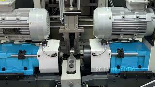 CNC short pipe chamfering machine with automatic feeder [upl. by Carilyn]