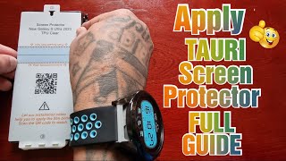 How to Apply the TAURI 2 Pack Screen Protector On the Samsung Galaxy S22 UltraS23 Ultra FULL GUIDE [upl. by Lahcear]