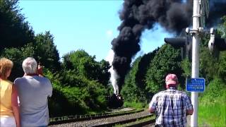 Historic Steam Locomotive No 765 Almost Stalls on The NS YTL [upl. by Auhoj23]