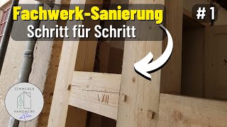 Sanierung Fachwerkhaus Teil 1 [upl. by Ecarg]