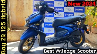 2024 Yamaha Ray ZR 125 Hybrid Review  Best 125cc Scooter  Price amp Mileage [upl. by Eimme]