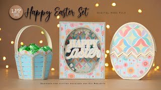 LPPSVG HAPPY EASTER SET  ASSEMBLY TUTORIAL  N25 [upl. by Nonnahc]