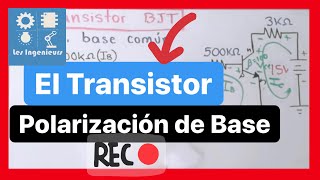 ✅El TRANSISTOR POLARIZACIÓN de BASE  muy DIDÁCTICO y SENCILLO ELECTRÓNICA ANALÓGICA [upl. by Ailecara756]