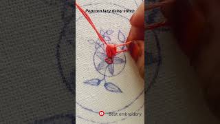 Amazing hand embroidery flower design [upl. by Norehc94]