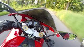 Cagiva Mito 125 Onboard racing D FULL ACCELERATION AND POWER 2T [upl. by Einalam717]