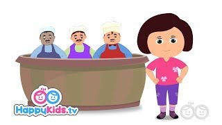 Rub A Dub Dub  Nursery Rhymes For Kids And Children  Rhyme time  Happy Kids [upl. by Atis]