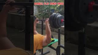 barbell flat bench pressshortsvideo motivation subcribe [upl. by Danette819]