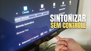 como sintonizar TV CCE sem o controle remoto [upl. by Deana]