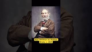 Walt Whitman by Mathew Brady c 1865 [upl. by Notsew60]