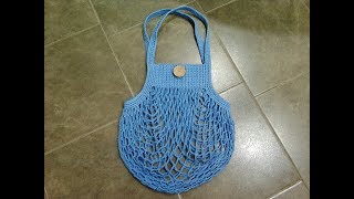 Сумка авоська сетка  вариант 2 Bag bag string bag  оption 2 [upl. by Nnaarat]