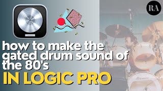 how to make the gated reverb drum sound of the 80s [upl. by Hegyera884]