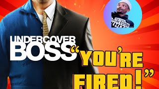 I Was On “UNDERCOVER BOSS” And Got FIRED on TV [upl. by Pontias549]