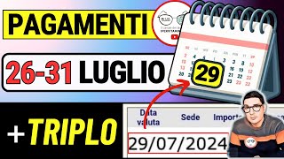 Inps PAGA 29 LUGLIO ➜ DATE PAGAMENTI ADI ASSEGNO UNICO CARTA ACQUISTI NASPI PENSIONI BONUS 100€ SFL [upl. by Virgie487]