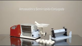 Amassadeira SemiRápida Conjugada 3 Kg AELI310 Braesi CasaRed Equipamentos [upl. by Ellek901]