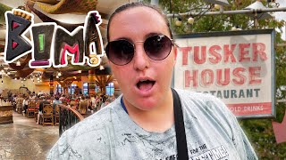 DISNEY RESTAURANT CHALLENGE Boma vs Tusker House Where Should You Eat [upl. by Lynnet282]