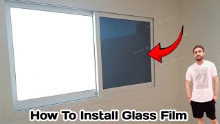 How to apply Window Film at Home  ग्लास में फिल्म लगाने का आसान तरीका  tapplastics [upl. by Reywas]