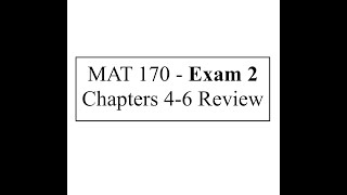 ASU MAT 170  Exam 2 Review [upl. by Liahus]