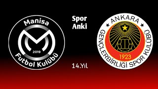 CANLI YAYIN  MANİSA FK  GENÇLERBİRLİĞİ MAÇ SONU [upl. by Nnahtebazile665]