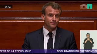 À Versailles Macron devient le premier président rabroué lors dun Congrès [upl. by Jamieson]