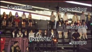 Idol Reaction LE SSERAFIM ENHYPEN BOYNEXTDOOR NEW JEANS to SEVENTEEN quotSUPERquot GDA JKT [upl. by Leiahtan]