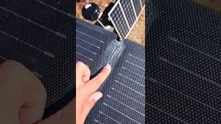 Damaged Ecoflow 110w Solar Panel  Is This Normal ecoflow solarpower [upl. by Trey]