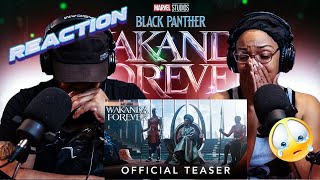 Black Panther Wakanda Forever  Official Teaser  EMOTIONAL REACTION [upl. by Karlens]