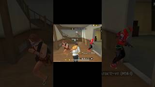 With for end 😂😂  funny video  free fire game play  freefire viral tending shortvideo bmw [upl. by Anaerb767]