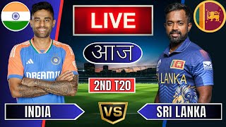 Live IND Vs SL Match Score  Live Cricket Match Today IND vs SL 2nd T20 live 2nd innings livescore [upl. by Neit]