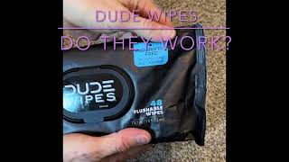 DUDE Wipes  Medicated Flushable Wipes Unscented [upl. by Elrod]