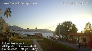 Live from Calis Beach Fethiye Turkey  Fethiye webcam [upl. by Wolsniw346]