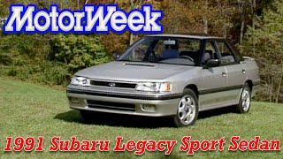 1991 Subaru Legacy Sport Sedan  Retro Review [upl. by Hpeosj]