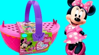 Minnie Mouse Bowtique Picnic Playset Review [upl. by Anestassia]