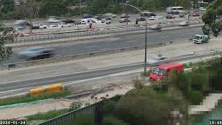 Warringah Freeway Upgrade time lapse  Wednesday 24 January 2024 [upl. by Torrance560]