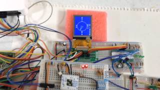 Smart Watch  Game Console RampD Magnetometer Demo [upl. by Euqirrne]