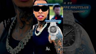 Tyga com um Patek Nautilus c diamantes avaliado em  de 13 milhões de doláres 🔥 Inscrevase ⬆️ [upl. by Hendrickson]