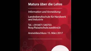 Matura über Lehre Kurz erklärt [upl. by Laleb]