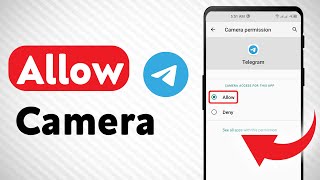 How To Allow Camera On Telegram Updated [upl. by Euqinaj]