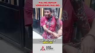 MALING KETANGKAP BASAH shorts aadstory [upl. by Jephum]