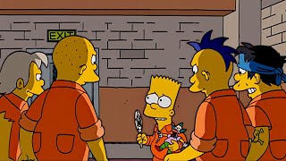 El primer día de Bart en la carcel Los simpson capitulos completos en español latino [upl. by Trelu]