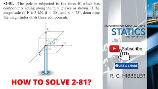 281 hibbeler statics chapter 2  hibbeler statics  hibbeler [upl. by Notlrac]