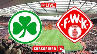 Greuther furth vs FC Wurzburger kickers live Germany regiionliga [upl. by Melinda506]