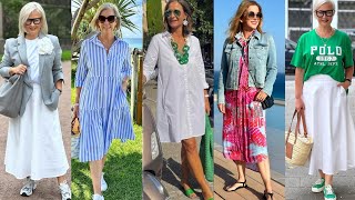 12 Simple Tips For a Chic And Elegant Style Natural Older Women OVER 50 60 70 Summer Fashion 2024 [upl. by Ikkir]