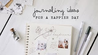 journaling ideas for a happier day [upl. by Normac896]