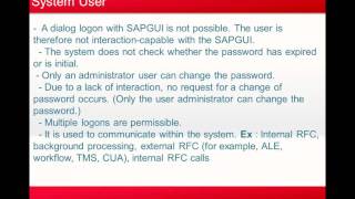 05 User Types in SAP R3 [upl. by Moureaux89]