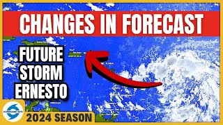 PCT 5 Future Tropical Storm Ernesto will pass over the Lesser Antilles and closer to Puerto Rico [upl. by Alrad123]