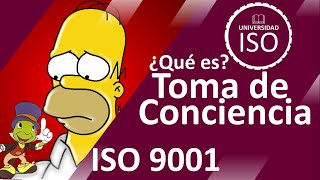 73 Toma de conciencia del personal en un sistema de calidad ISO 9001 versión 2015  competencia [upl. by Monroy]